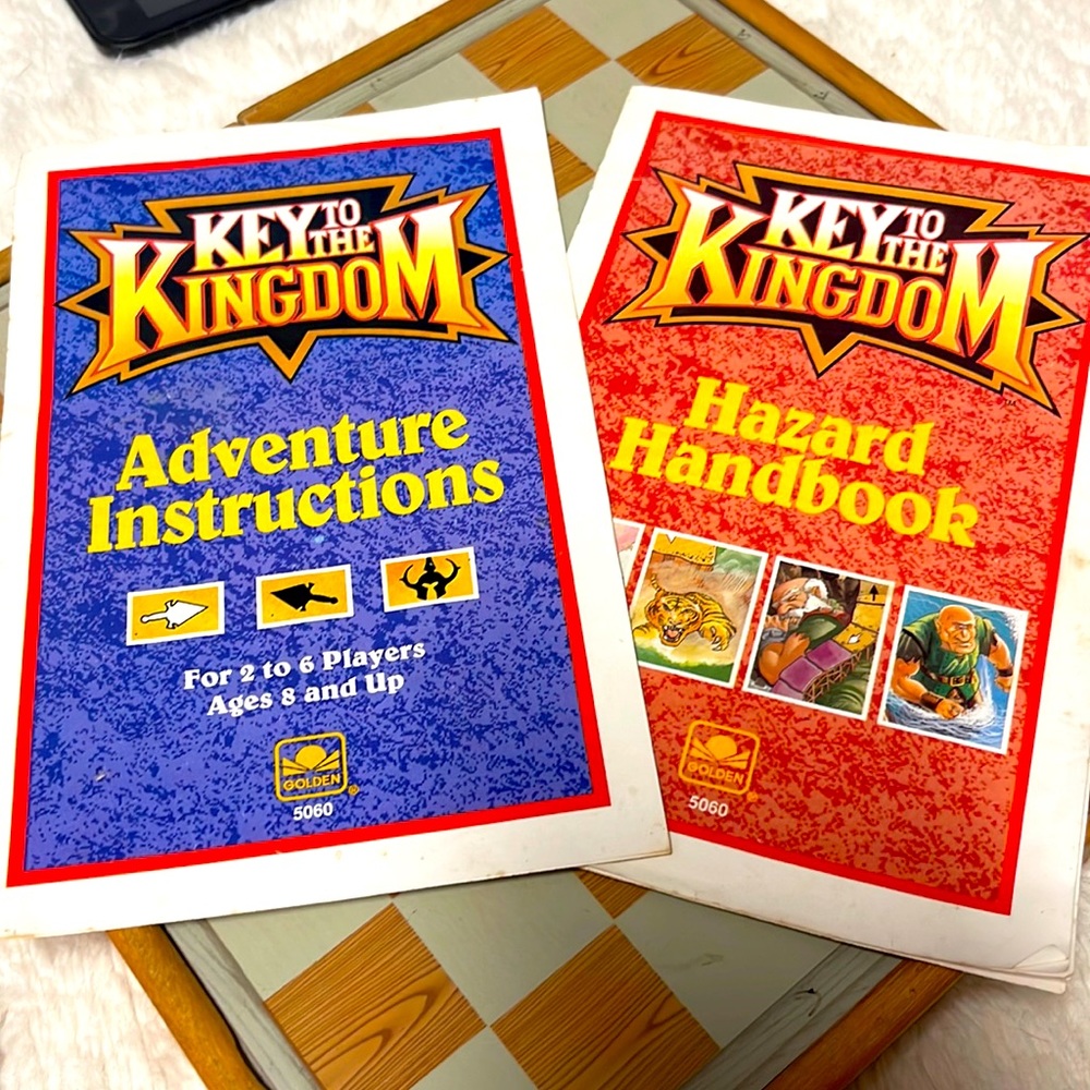 Vintage 1992 Key To The Kingdom game instructions and handbook